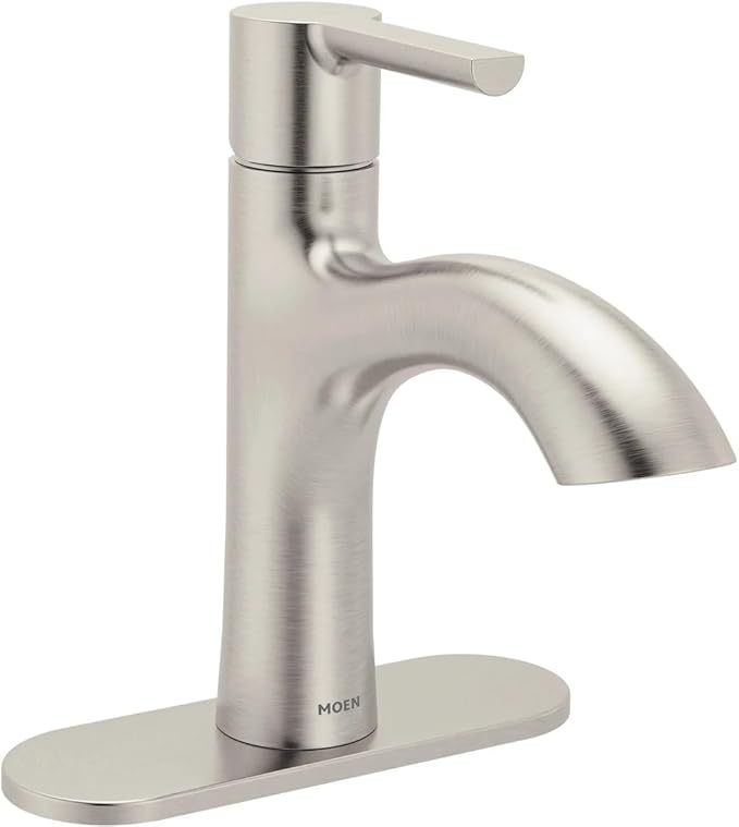 Moen Idris One Handle Bathroom Faucet (Brushed Nickel)