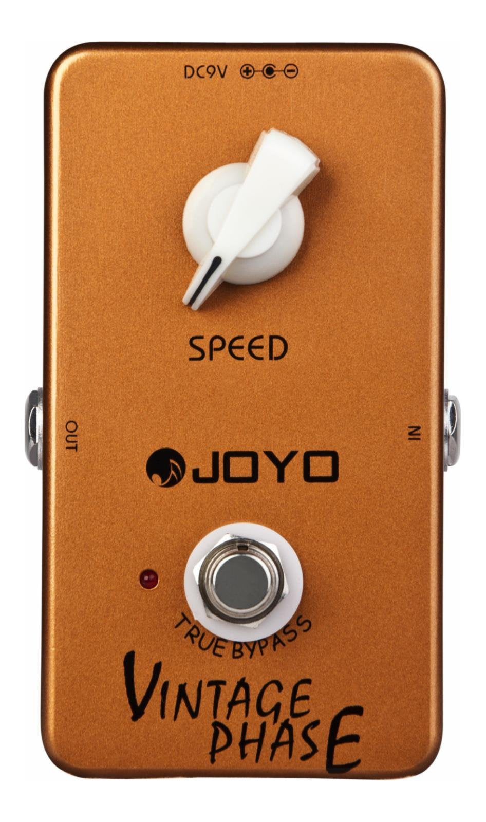 JOYO JF-06 Vintage Phase Guitar Effect Pedal - True Bypass, DC 9V and Battery Supported