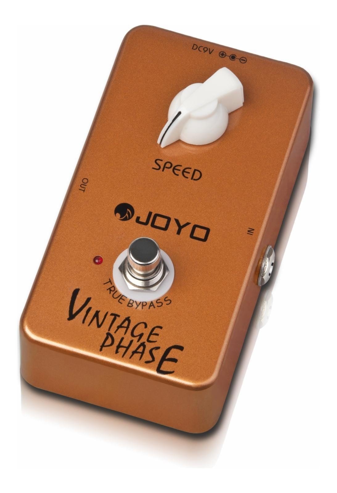 JOYO JF-06 Vintage Phase Guitar Effect Pedal - True Bypass, DC 9V and Battery Supported