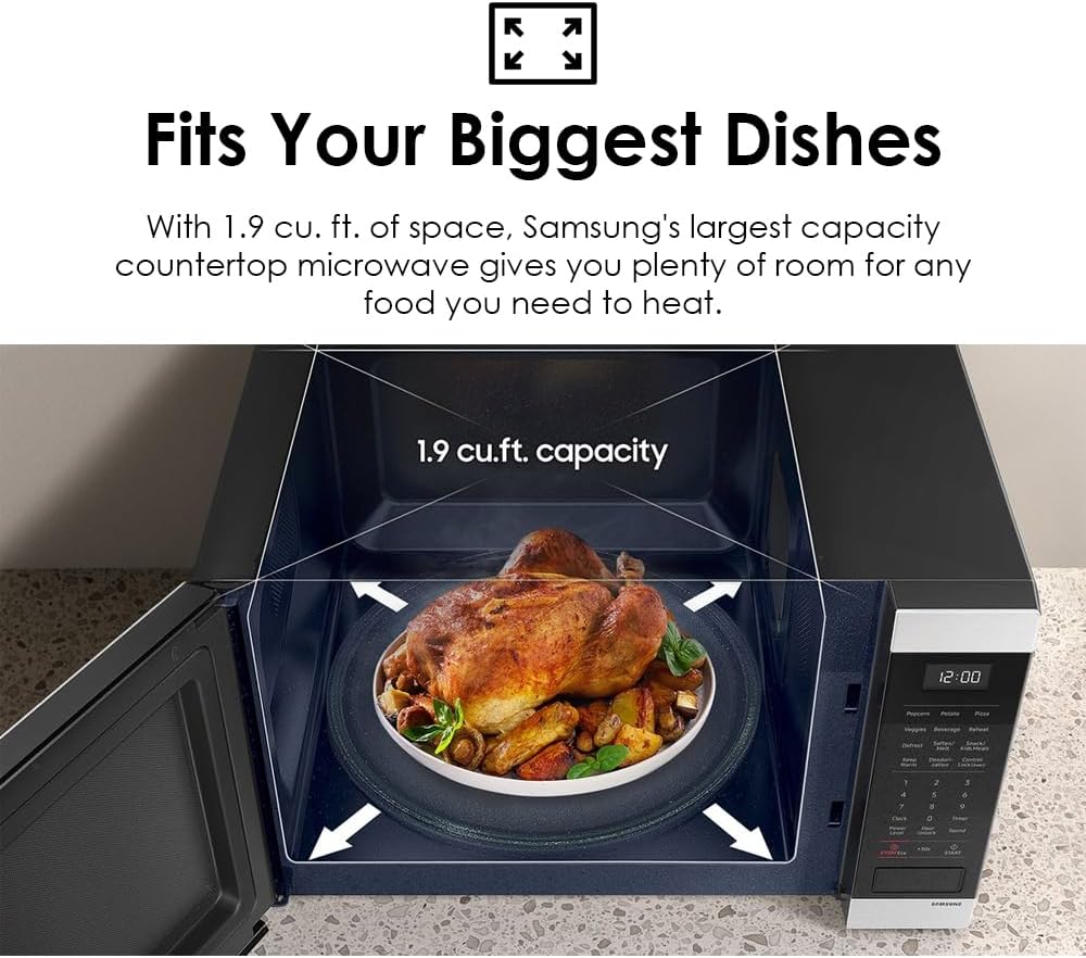 SAMSUNG 1.9 cu. ft. Countertop Microwave