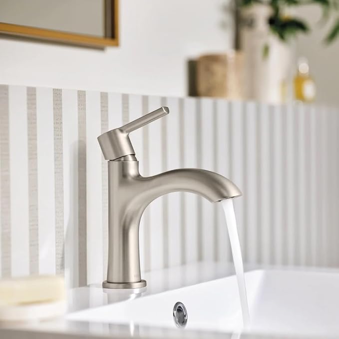 Moen Idris One Handle Bathroom Faucet (Brushed Nickel)