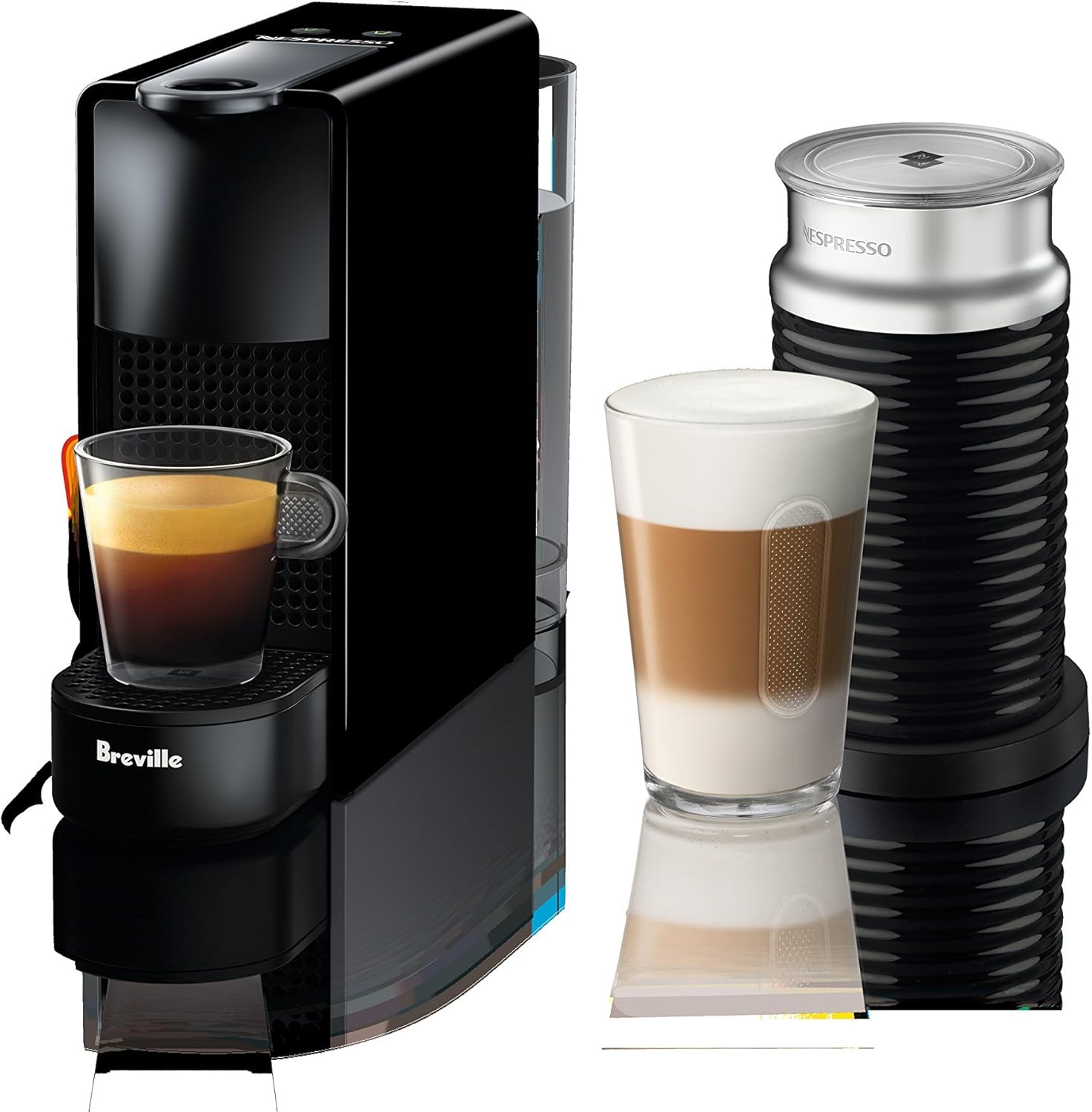 Nespresso Essenza Mini Espresso Machine by Breville with Milk Frother