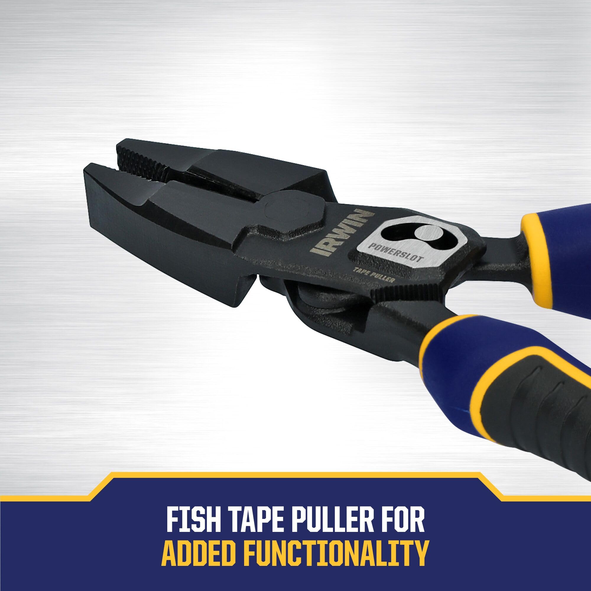 IRWIN POWERSLOT Pliers, High Leverage Lineman's 9.5