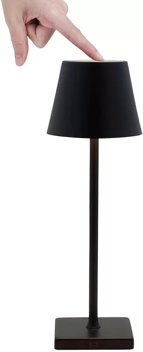 Mikasa Rechargeable 14-inch LED Lamps with Touch Control, Set of 2