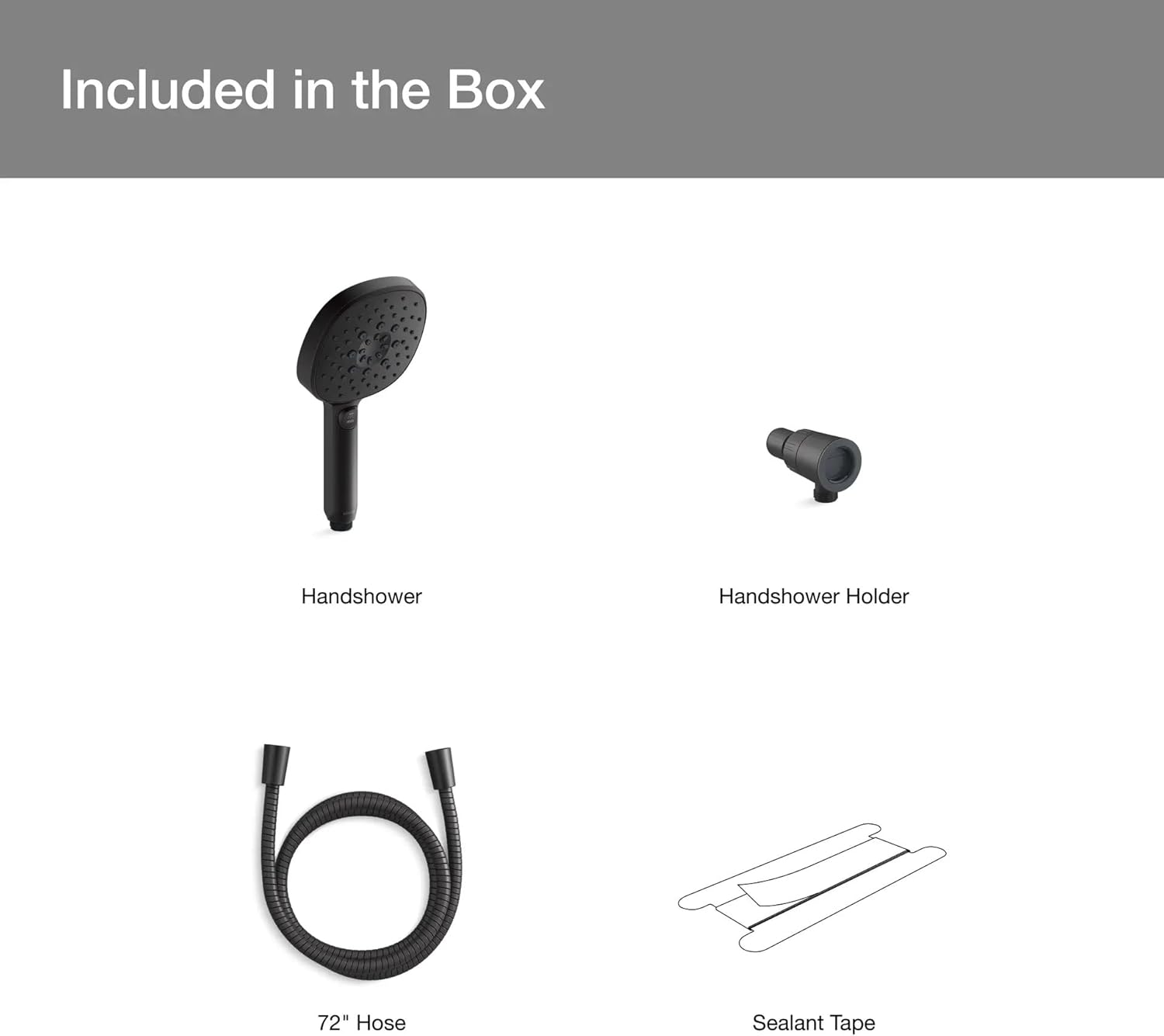 R34308-G-BN Kohler Tellin Multifunction Handshower (Brushed Nickel)