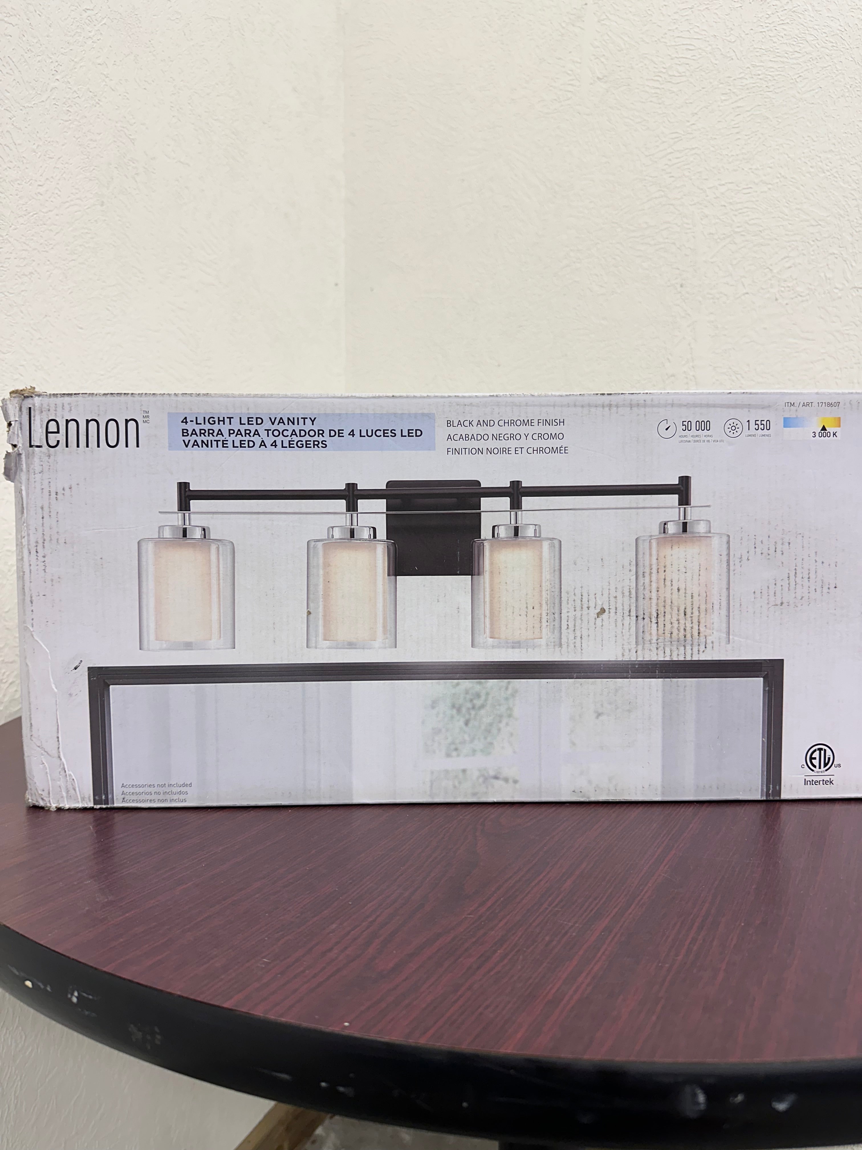 Lennon 4 light LED Vanity