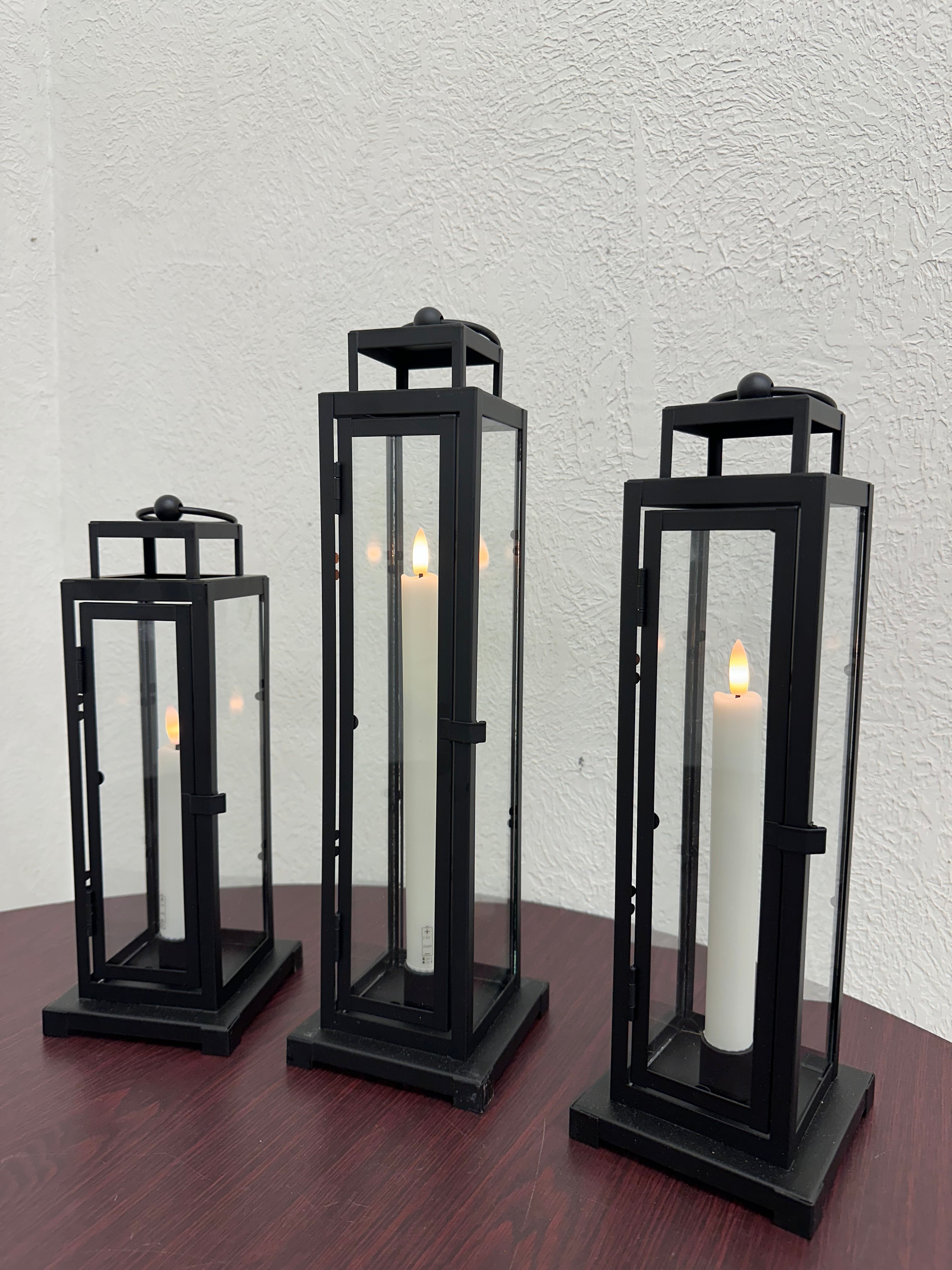 Evergreen Tower Lantern Pack of Three