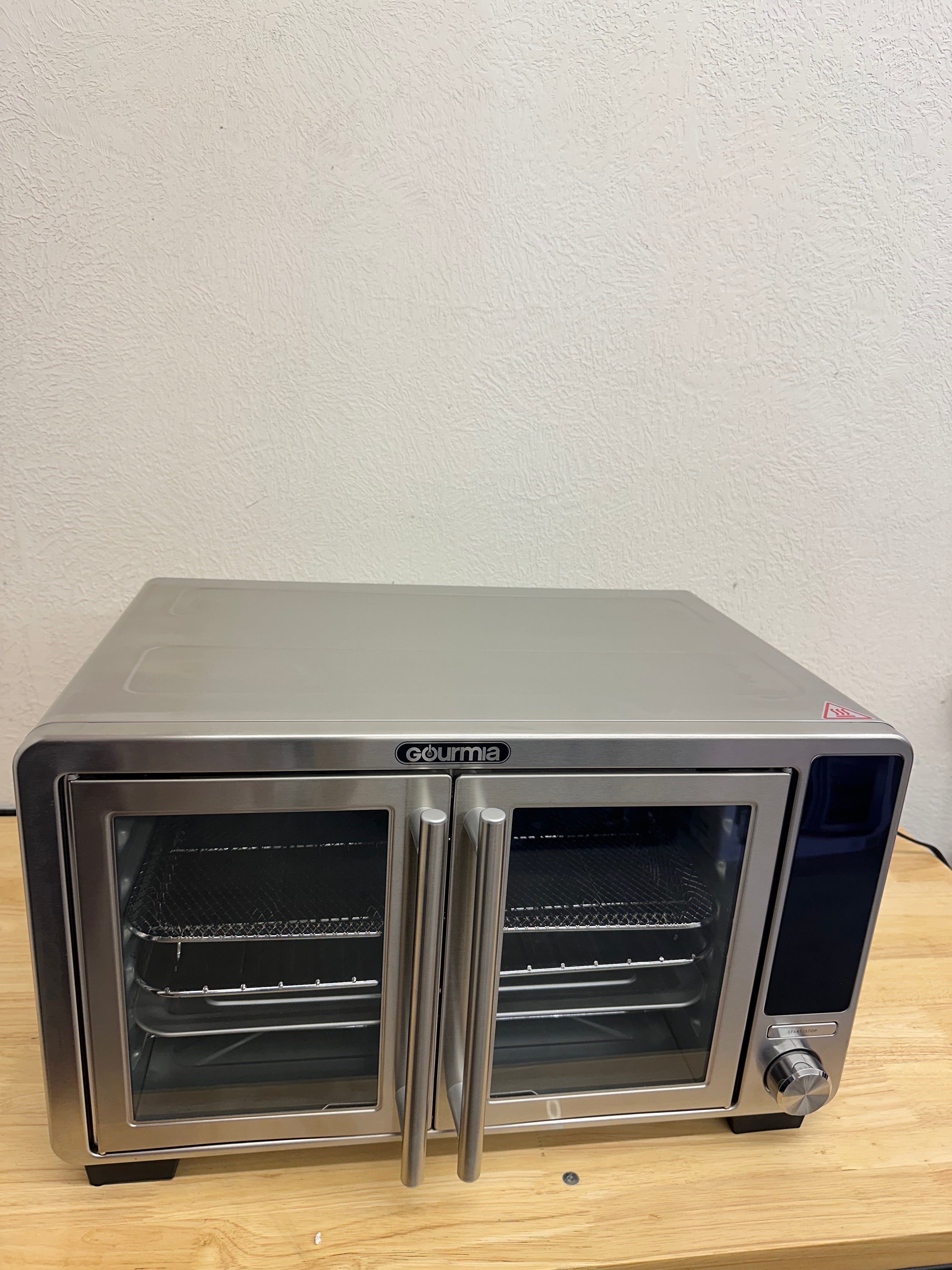 Gourmia XL Digital Countertop Oven with Air Fry, French Door, Stainless