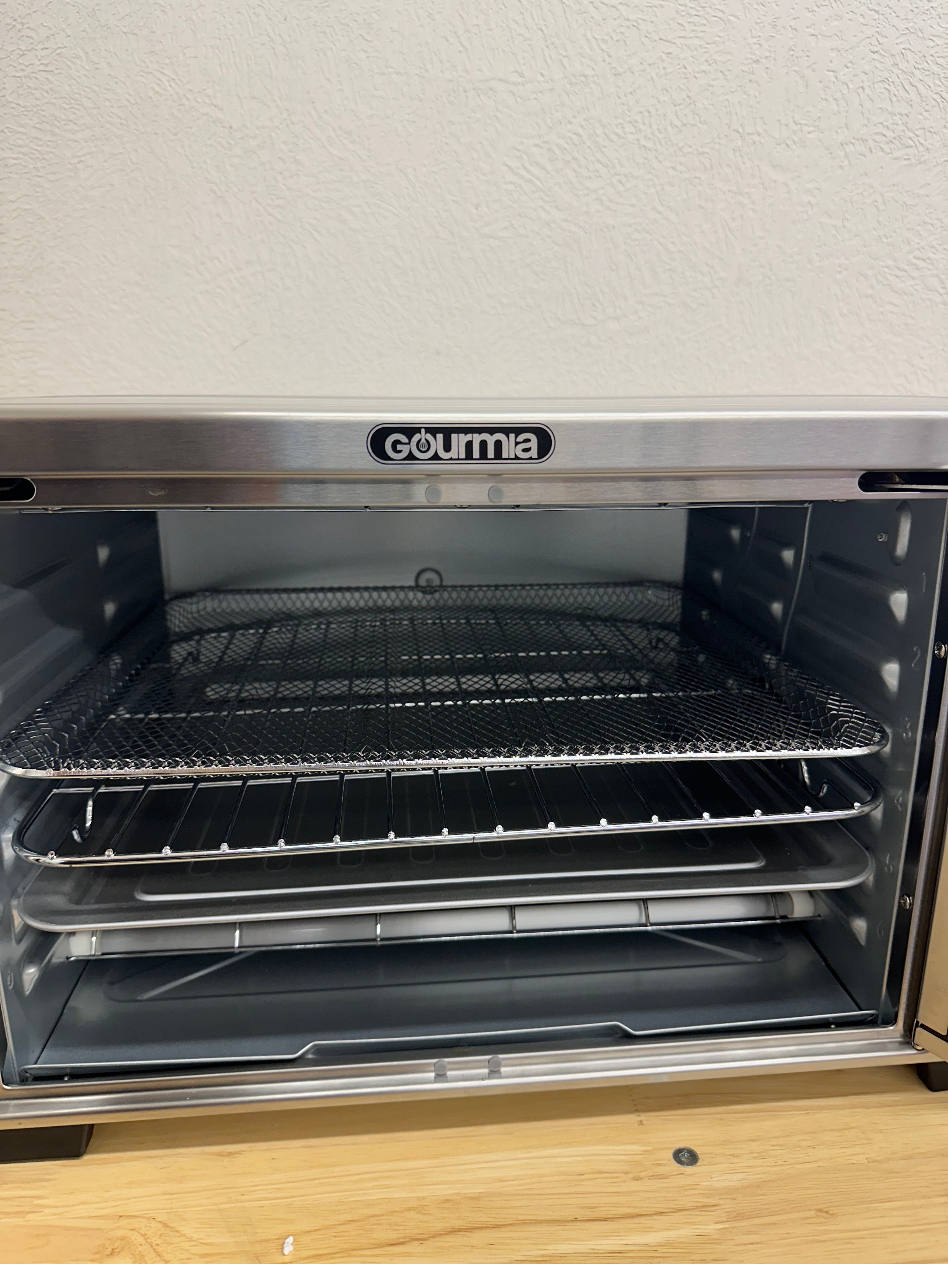 Gourmia XL Digital Countertop Oven with Air Fry, French Door, Stainless