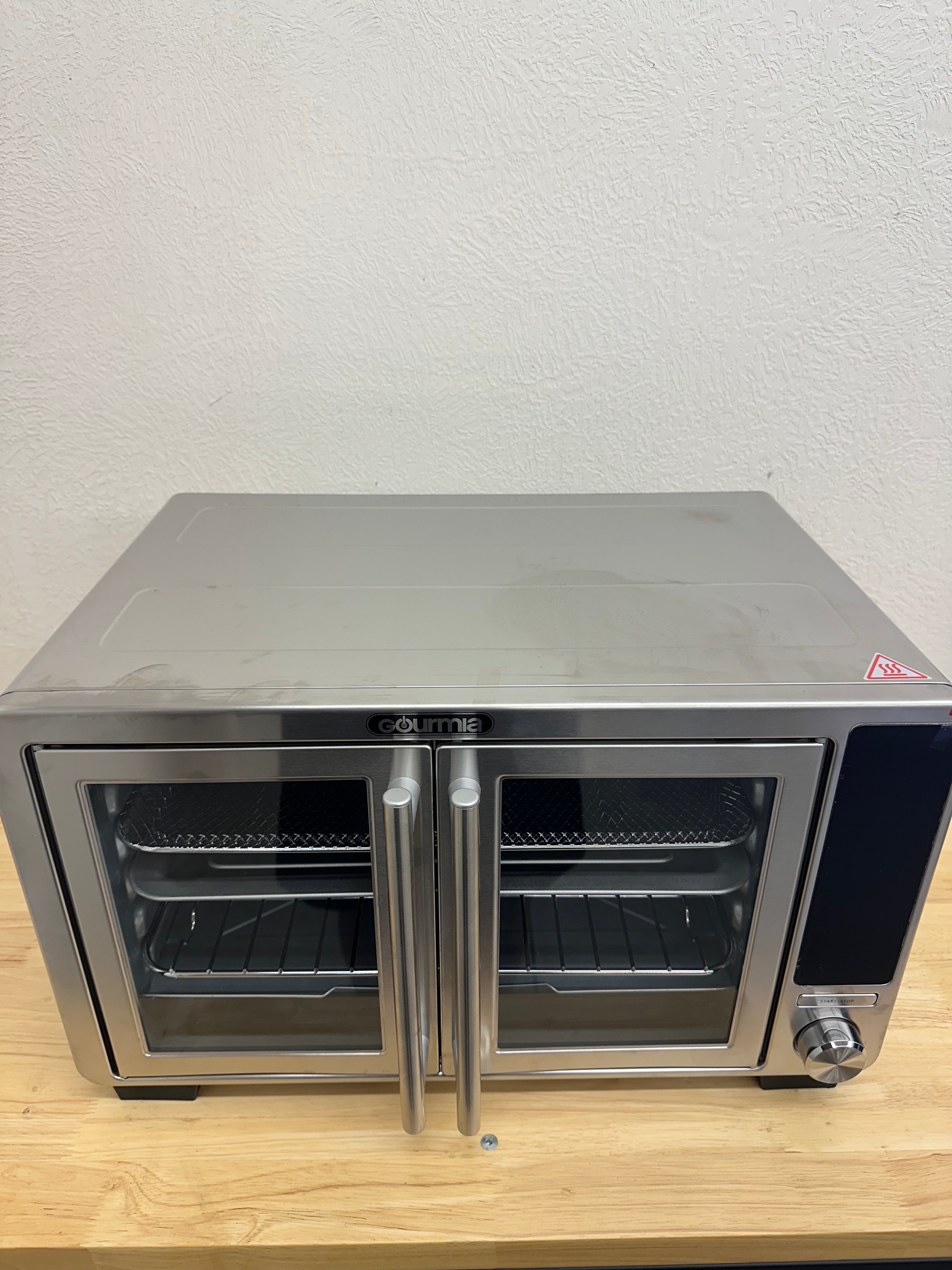 Gourmia XL Digital Countertop Oven with Air Fry, French Door, Stainless