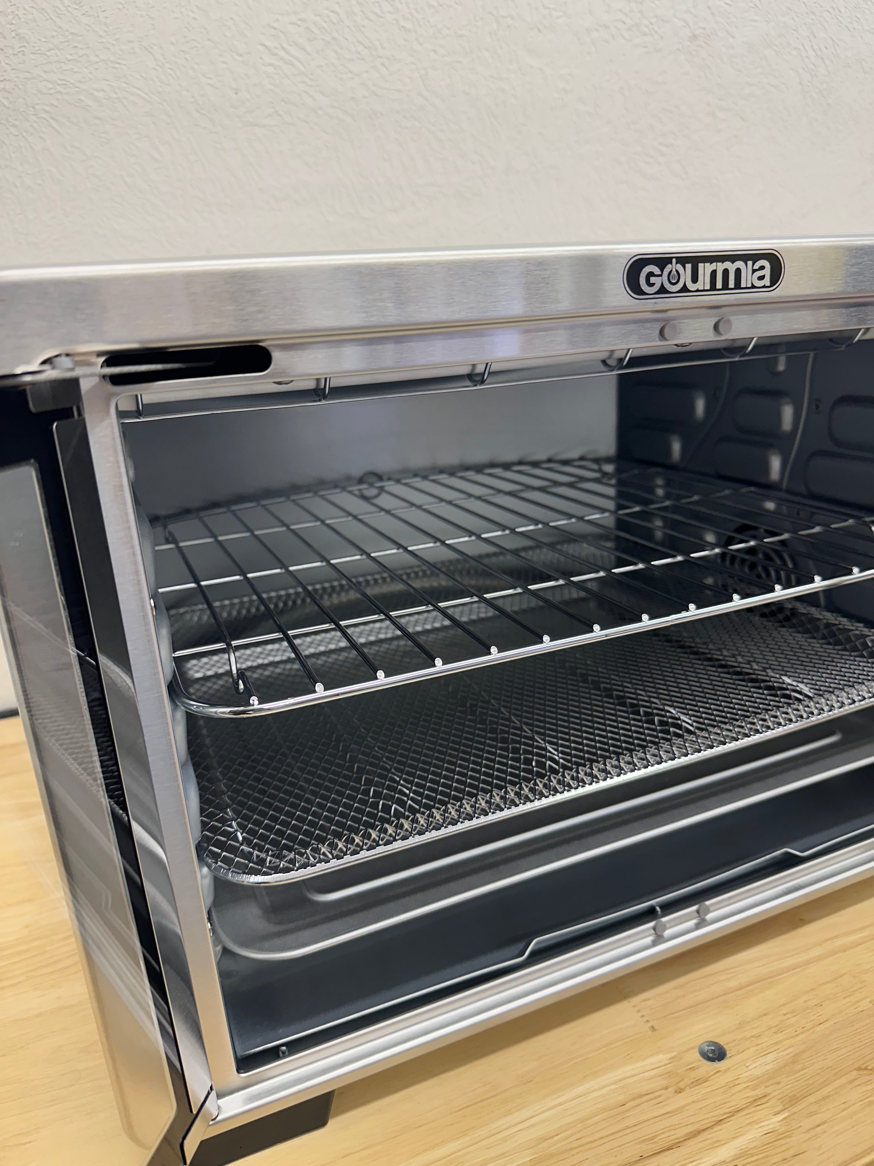 Gourmia XL Digital Countertop Oven with Air Fry, French Door, Stainless