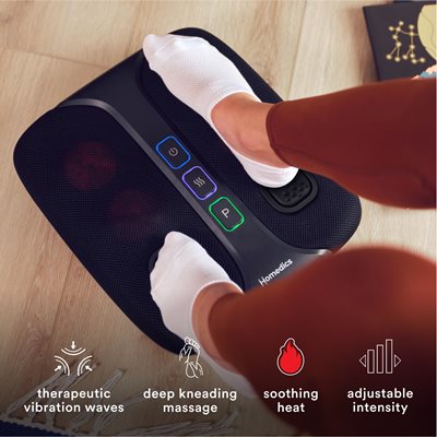 Shiatsu pulse max foot massager with heat